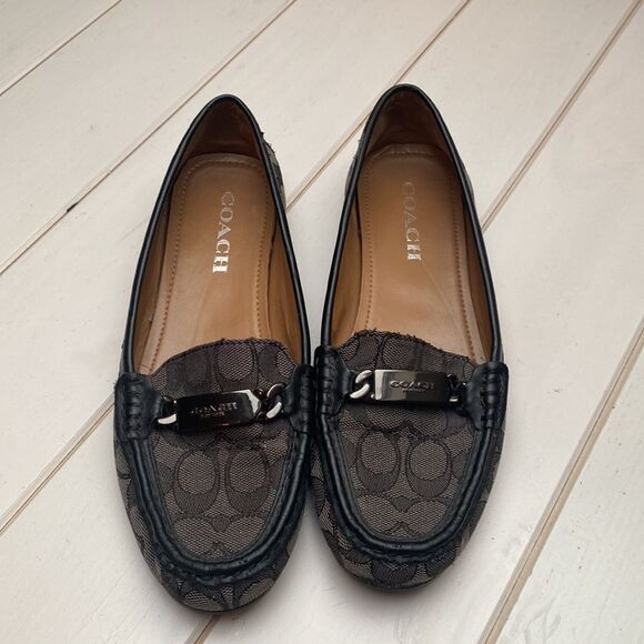 Coach Black and Brown Loafers - Picture 8 of 13